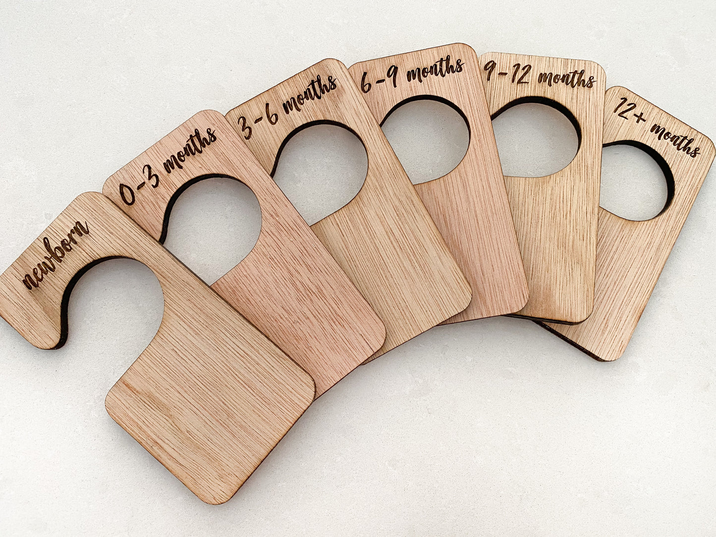 Wooden Baby Clothing Dividers - Rainbow