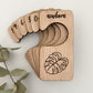 Wooden Baby Clothing Dividers - Monstera